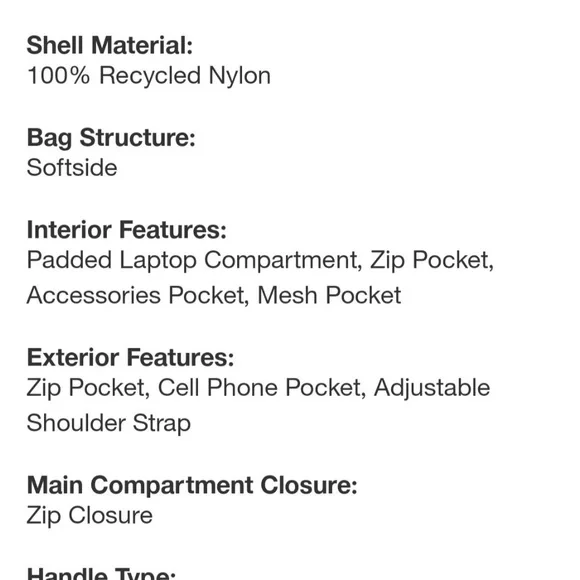 Open Story Signature Professional Tote Bag Atmosphere Black New with tags - Picture 9 of 9